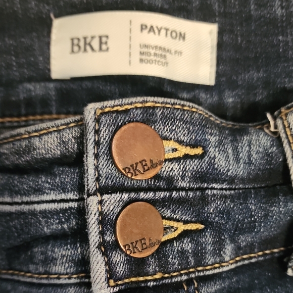 BKE PAYTON Mid-rise Bootcut Jeans 30x33.5 - Picture 2 of 5